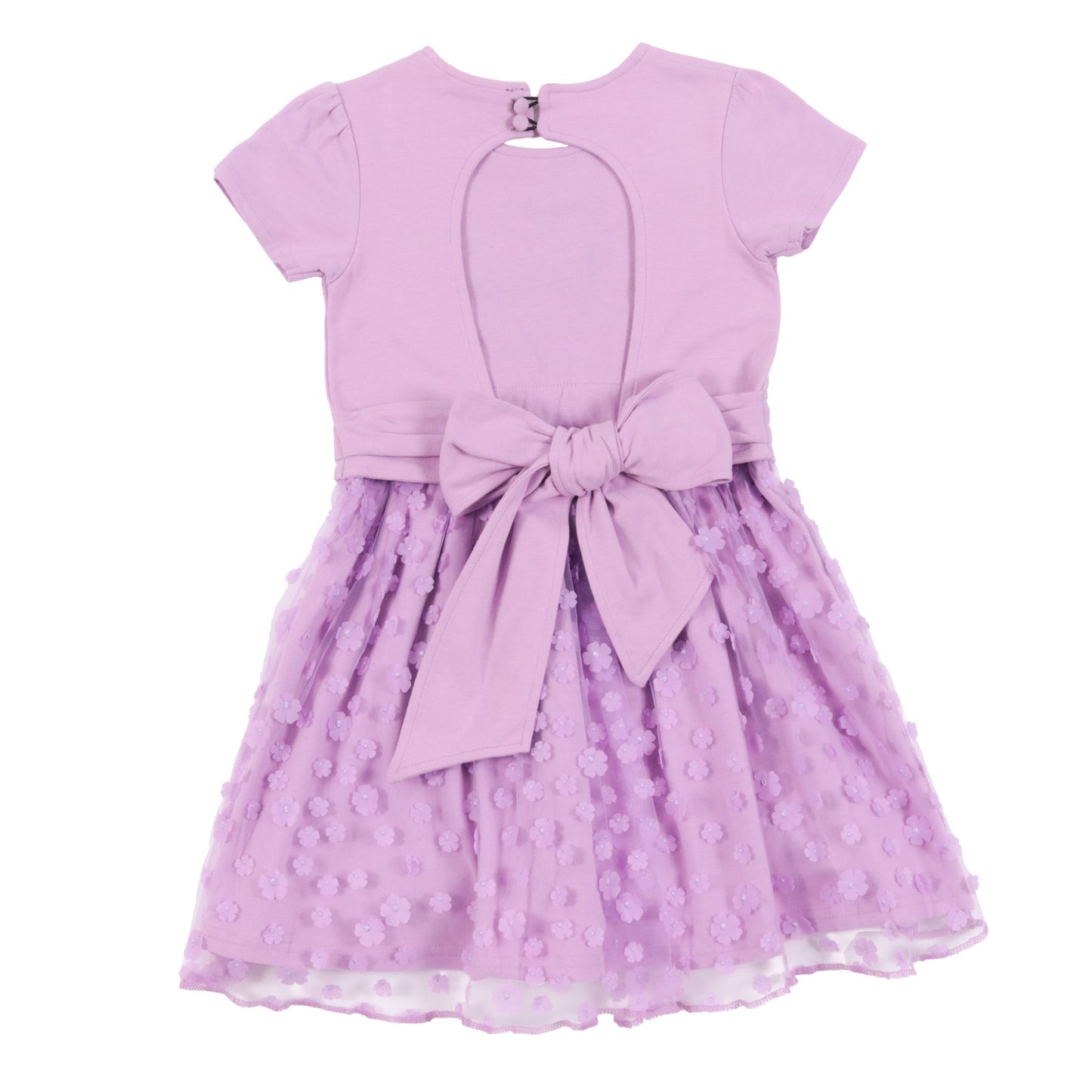 Robe chic  Filles Lilas