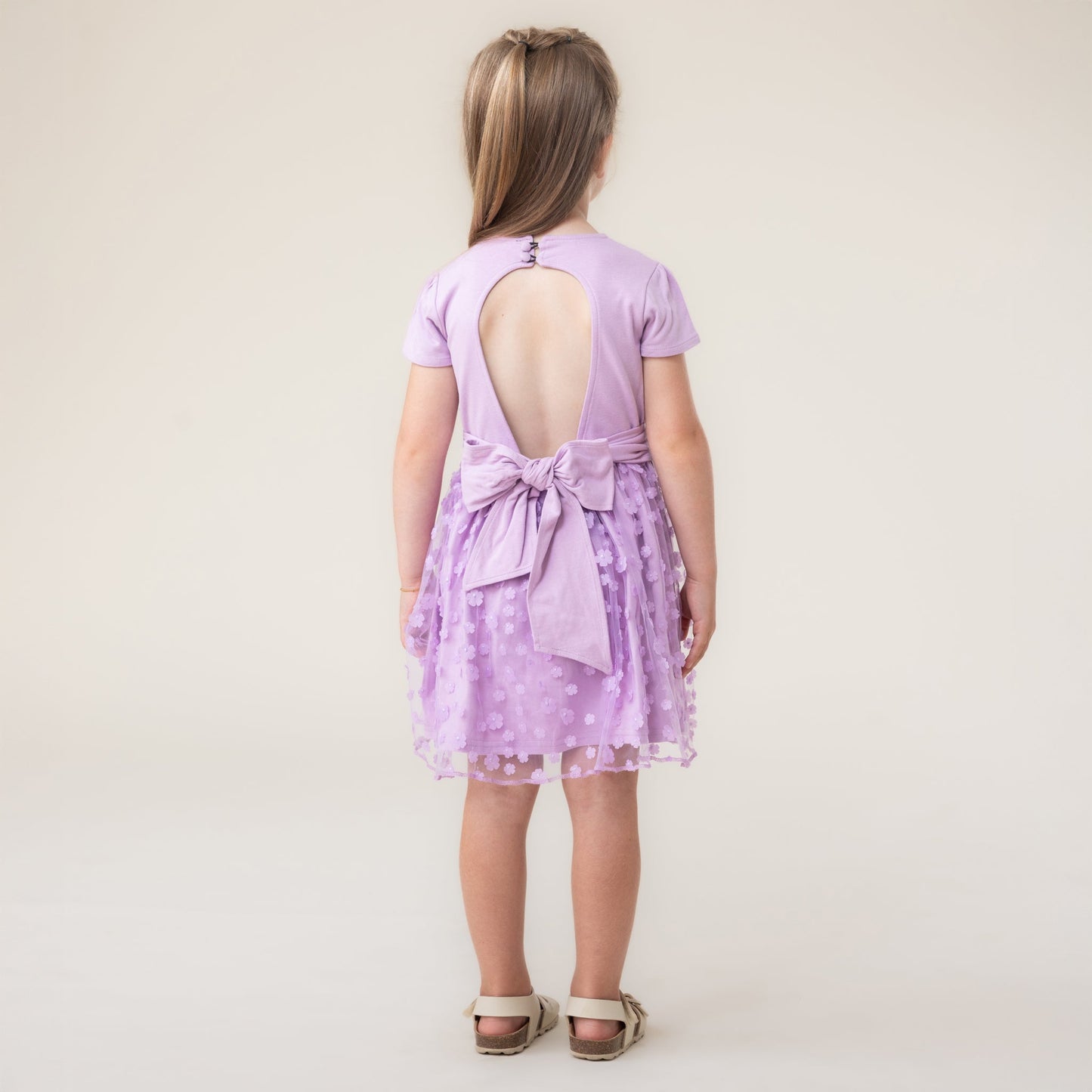 Robe chic  Filles Lilas