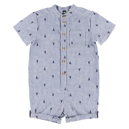 Barboteuse  Bébé Garcon Bleu