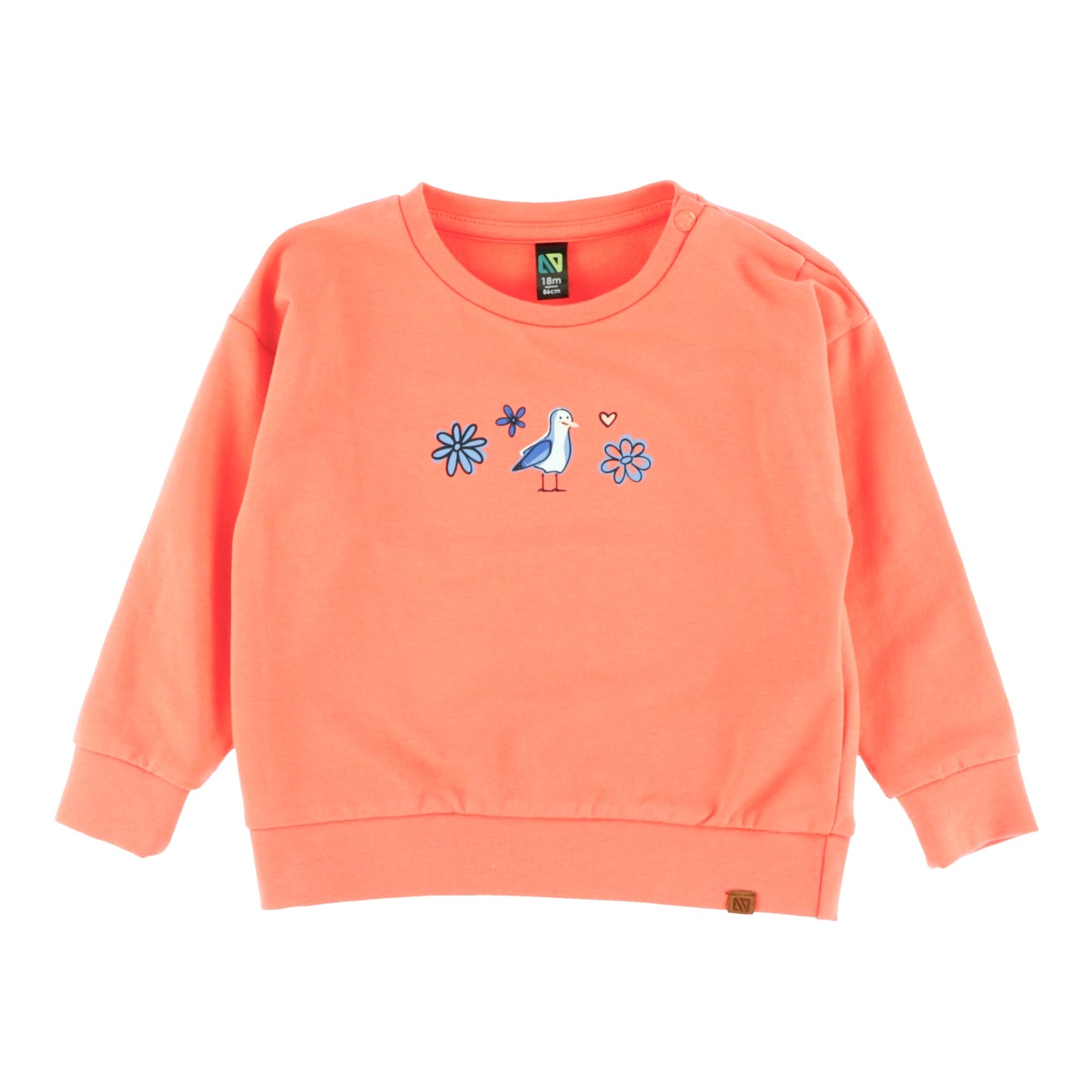 Ensemble chandail deux-pièces  Filles Corail