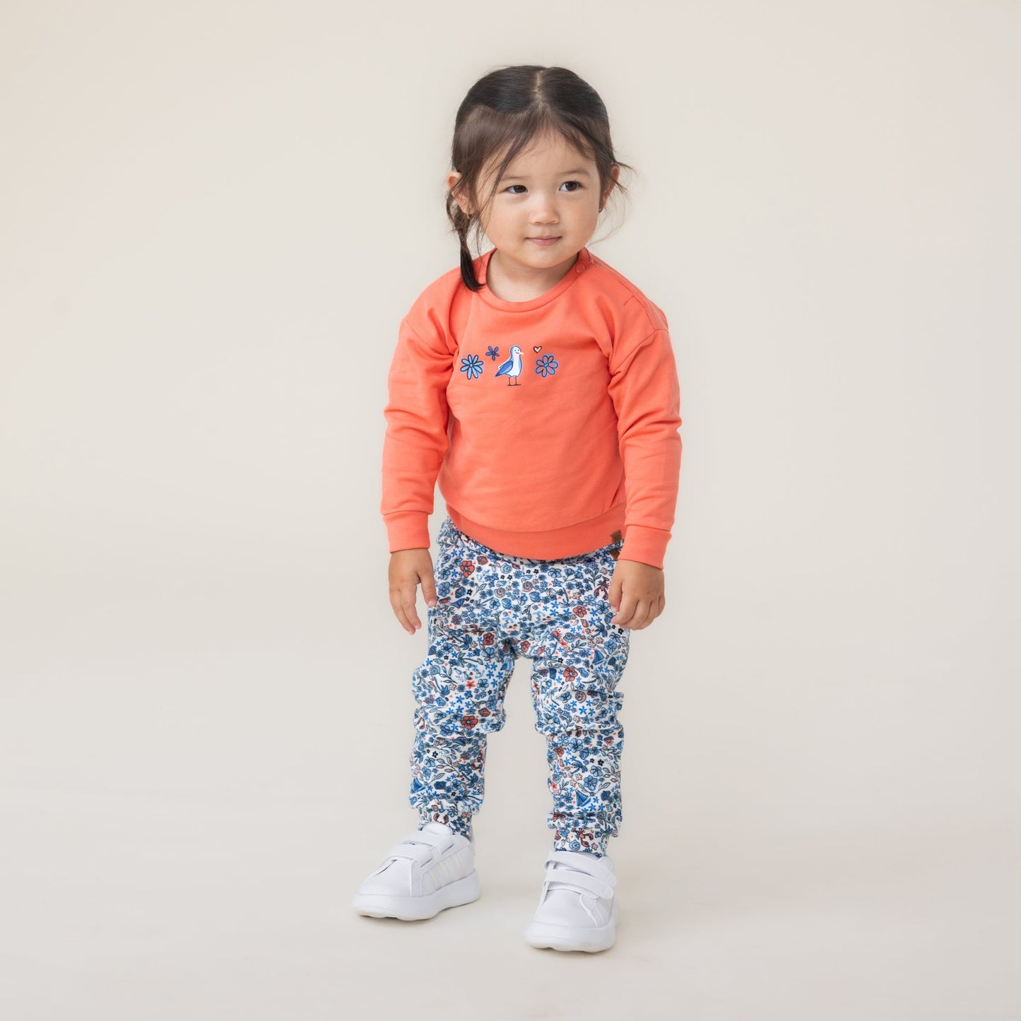 Ensemble chandail deux-pièces  Filles Corail