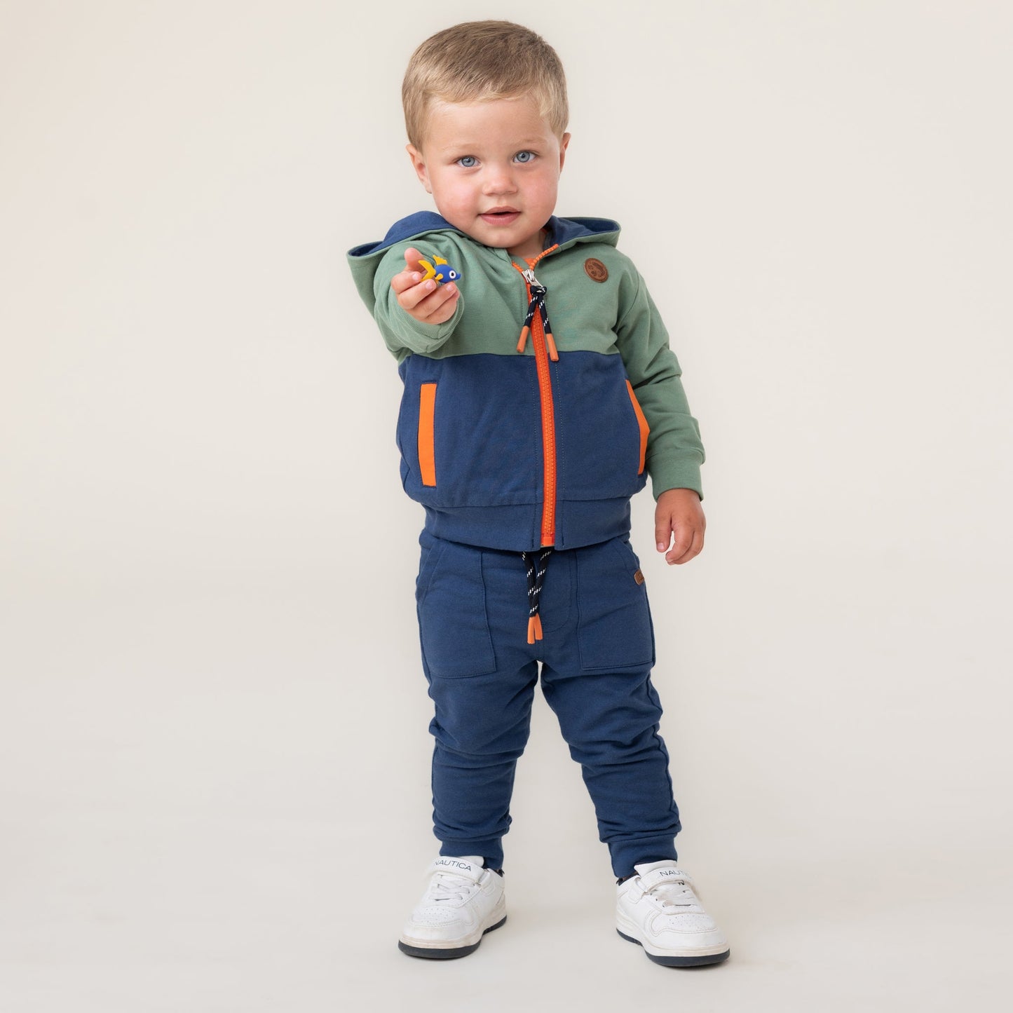 Veste à capuchon  Bébé Garcon Vert