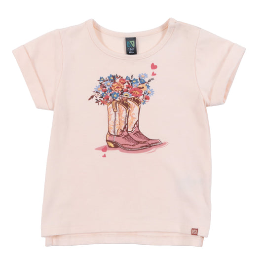 T-Shirt  Filles Beige