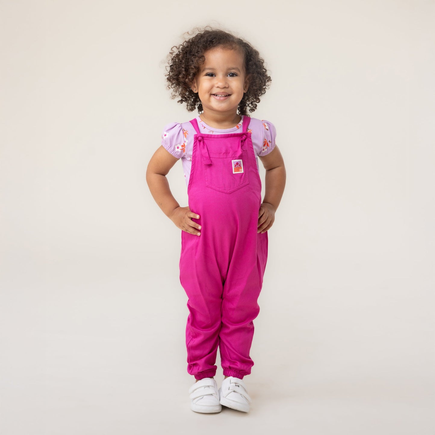 Ensemble cache-couche deux-pièces  Filles Fuchsia