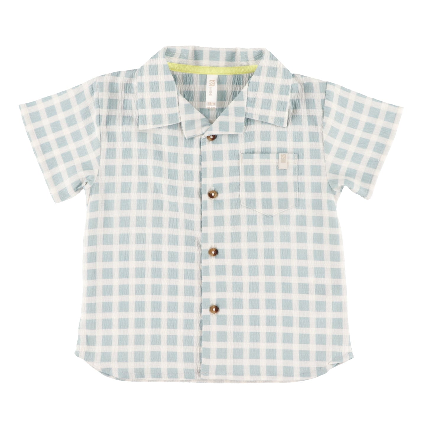 Ensemble chemise deux-pièces  Filles Menthe