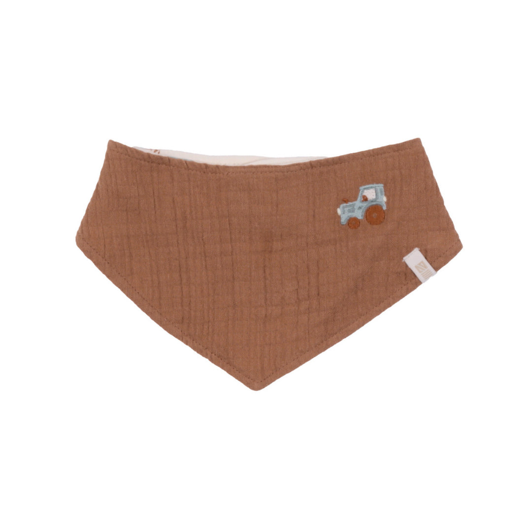 Bavoir réversible  Garçons Brun