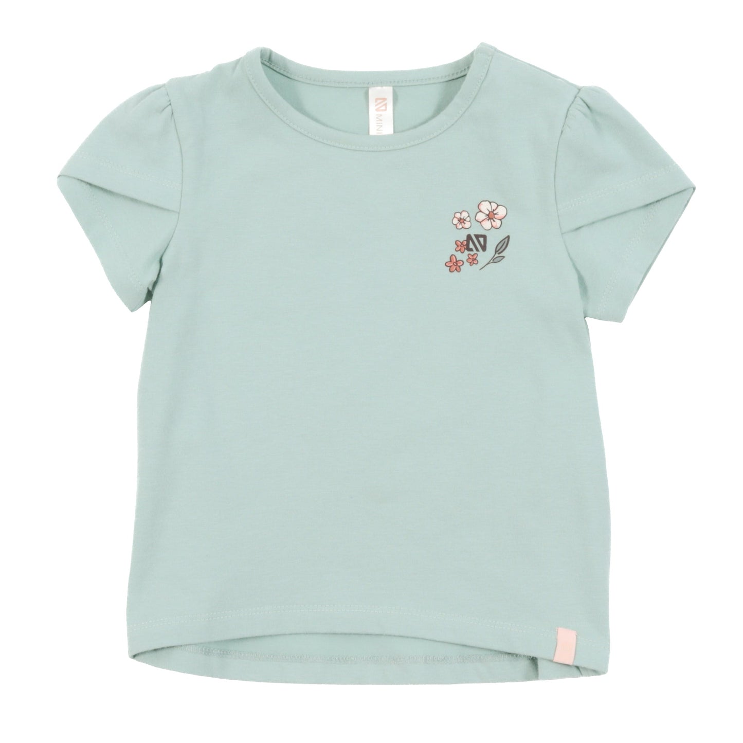 Ensemble T-shirt deux-pièces avec bandeau  Filles Menthe