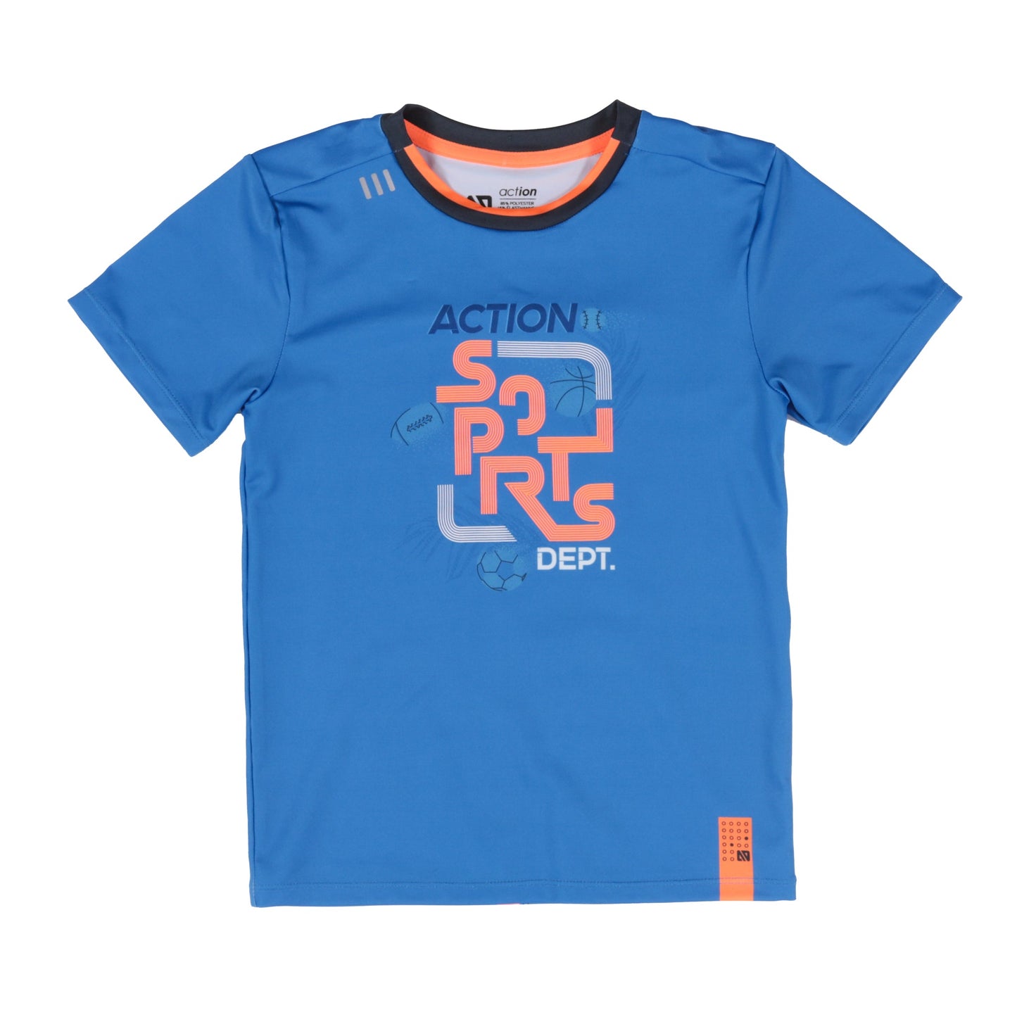 Boys Blue Athletic T-Shirt