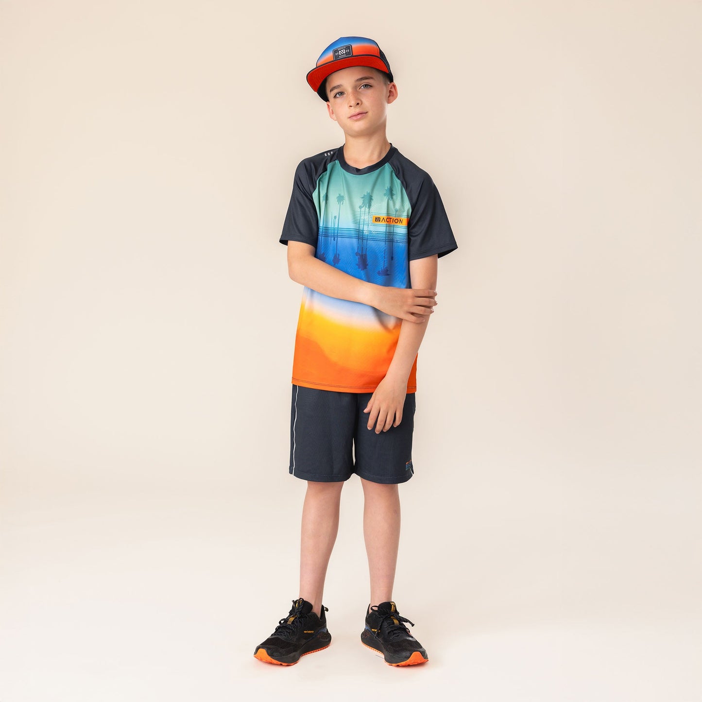 Boys Navy Athletic T-Shirt
