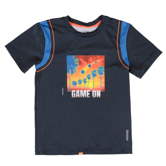 Boys Navy Athletic T-Shirt