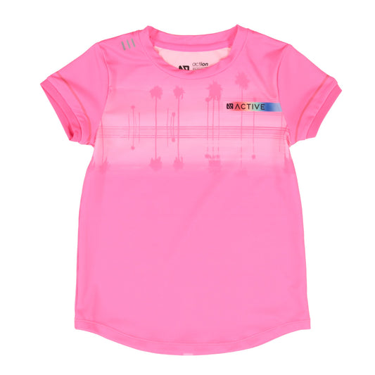 T-shirt athlétique  Filles Rose