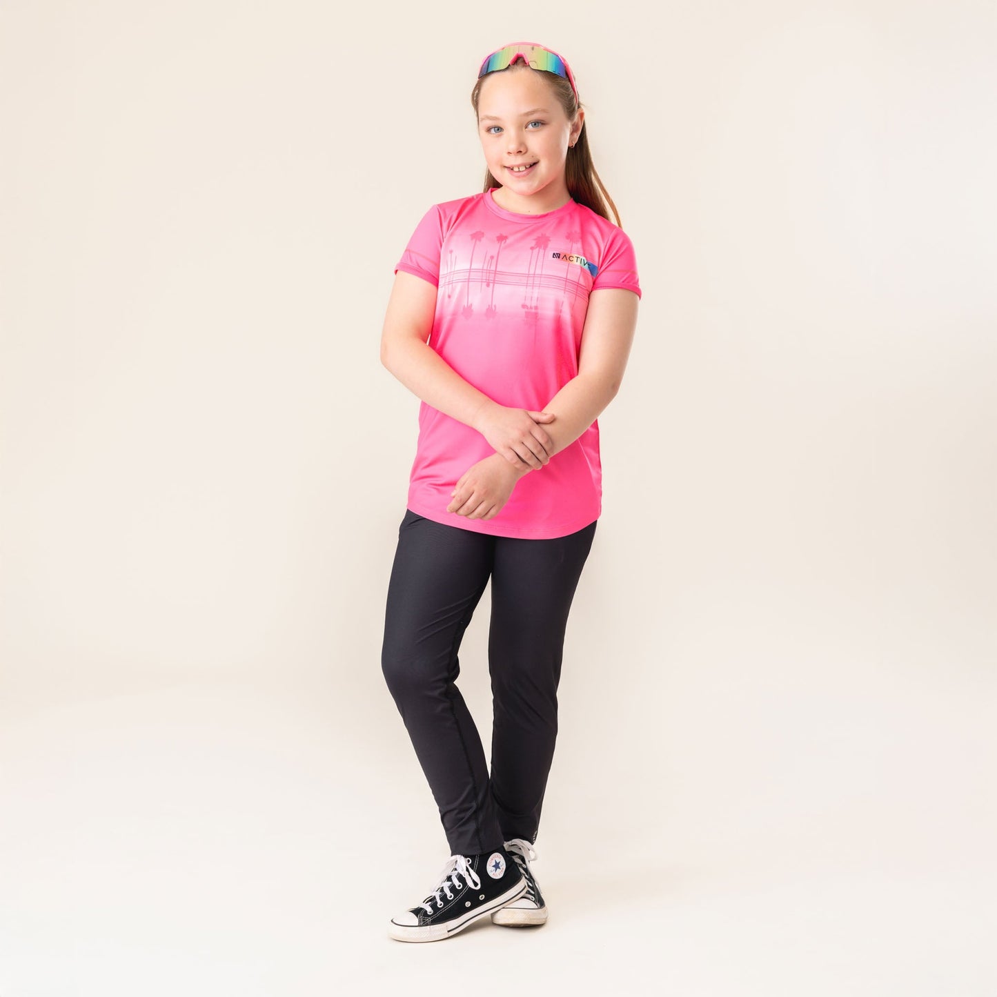 T-shirt athlétique  Filles Rose