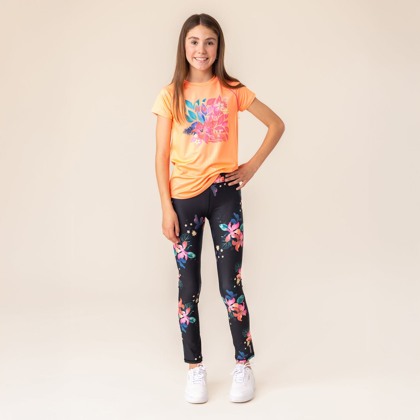 Legging athétique  Filles Noir