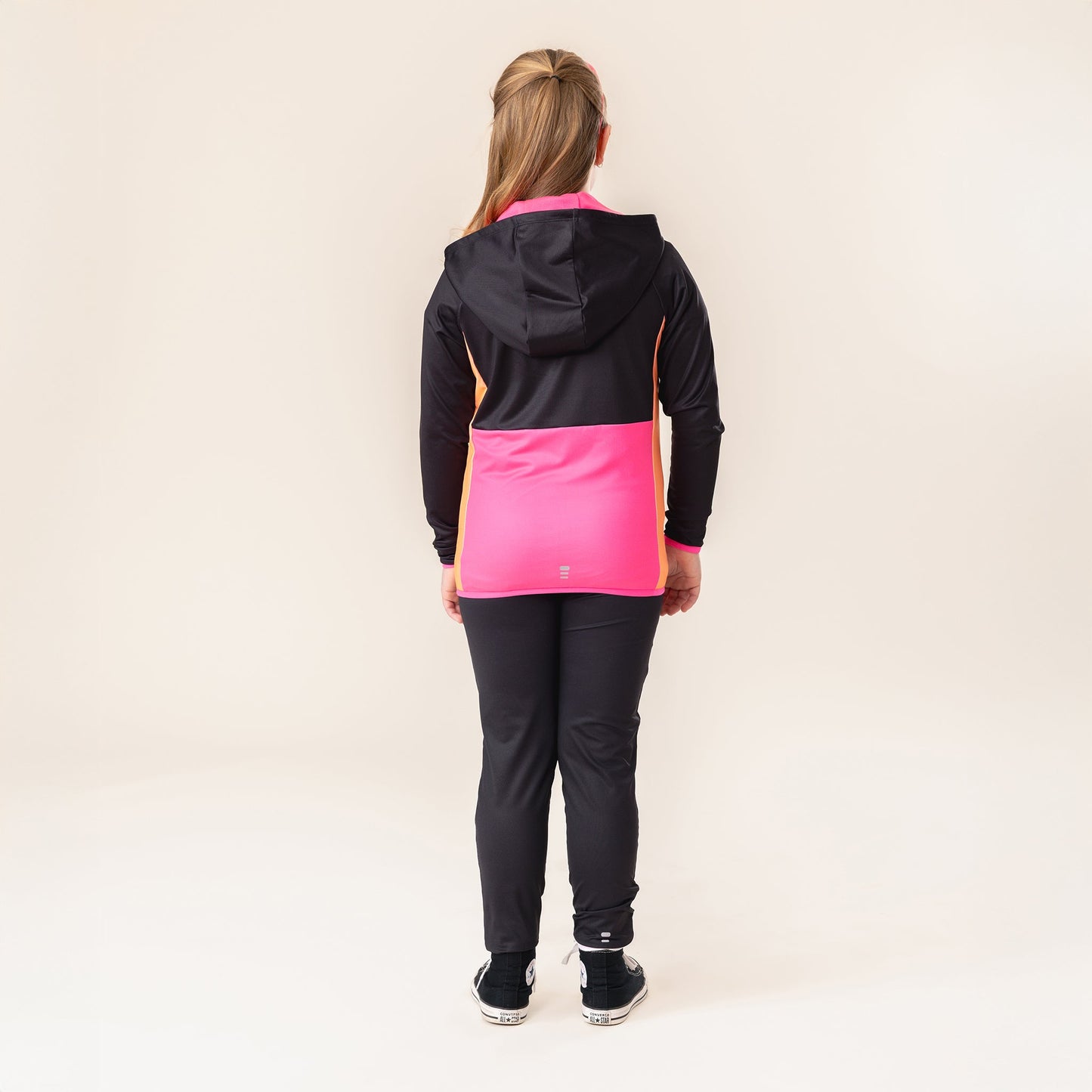 Veste à capuchon athlétique  Filles Noir