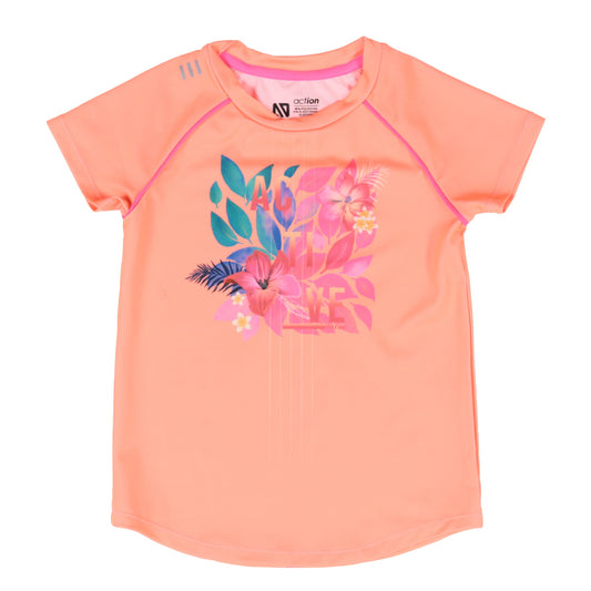 T-shirt athlétique  Filles Corail