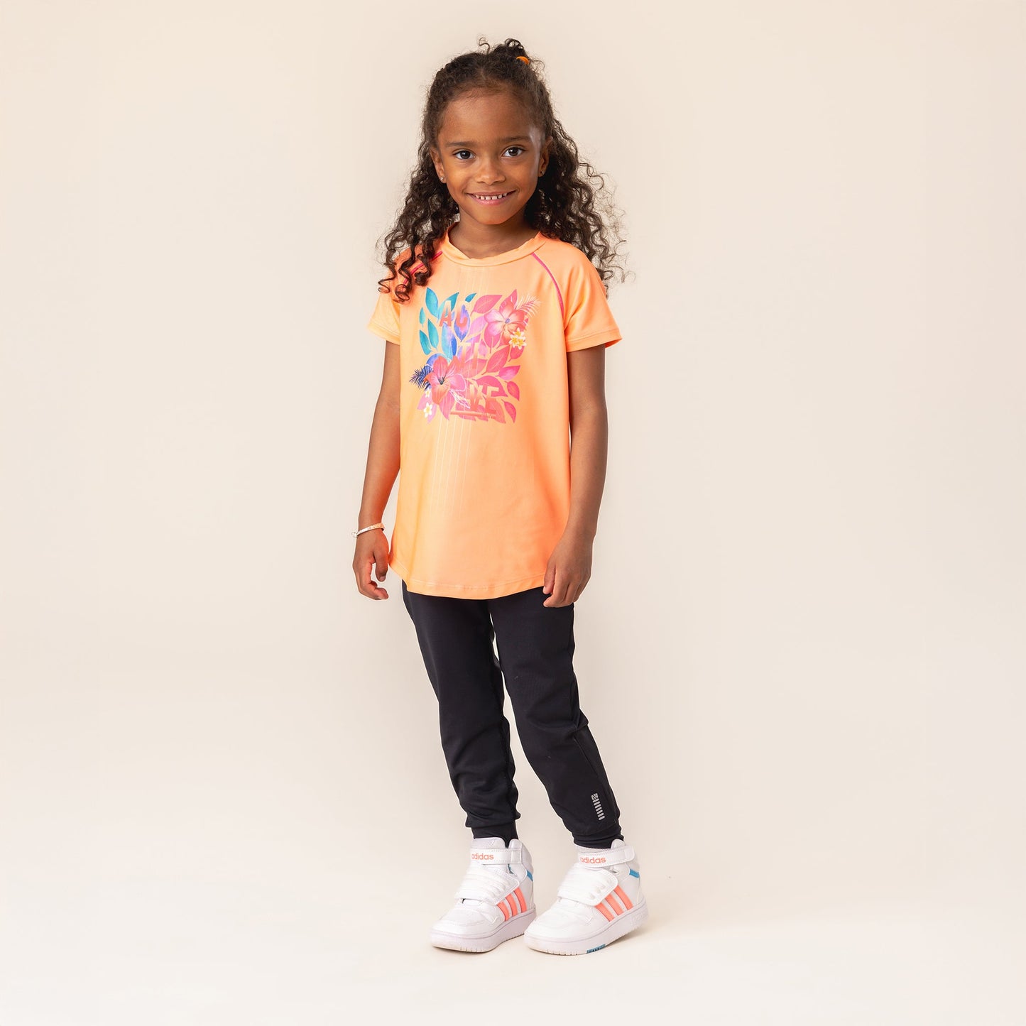 T-shirt athlétique  Filles Corail