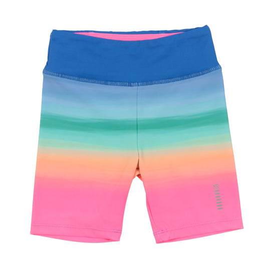 Short cycliste athlétique  Filles Bleu