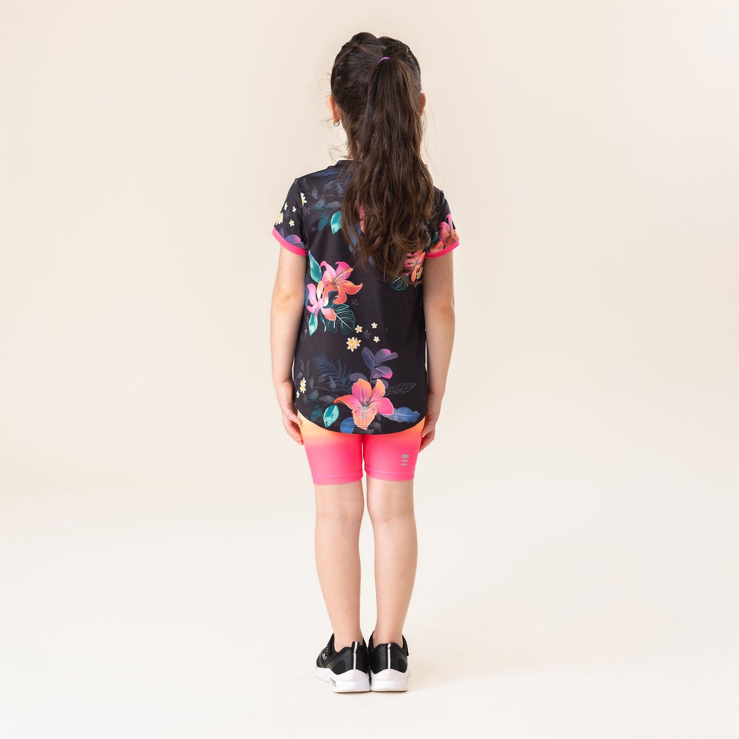 T-shirt athlétique  Filles Noir