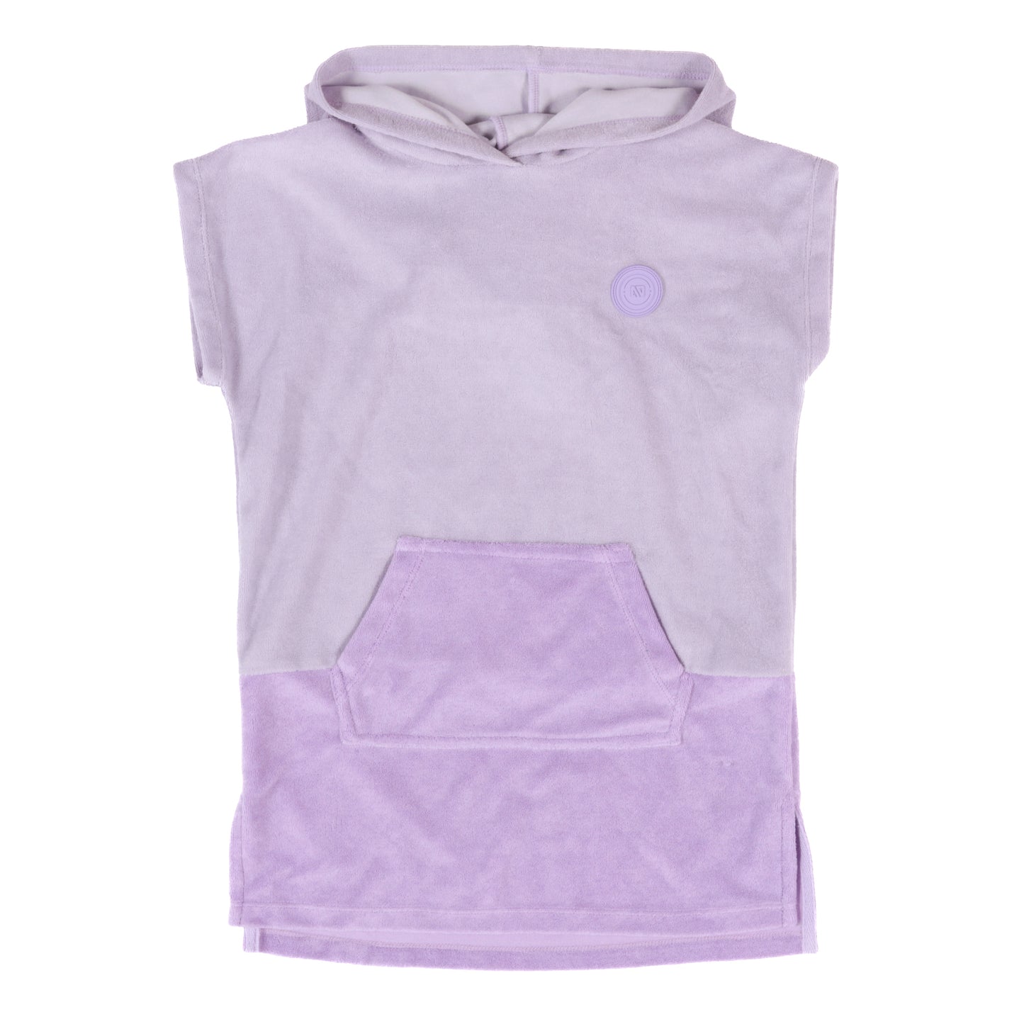Poncho de plage à capuchon  Filles Lilas