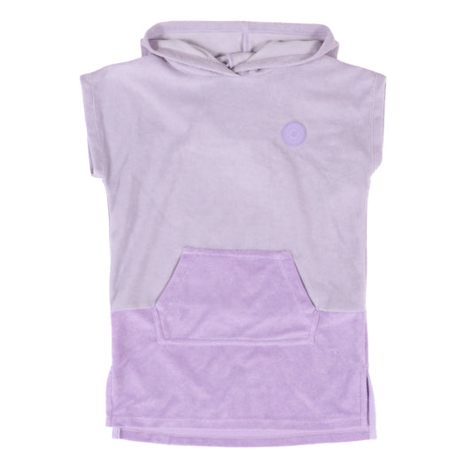 Poncho de plage à capuchon  Filles Lilas