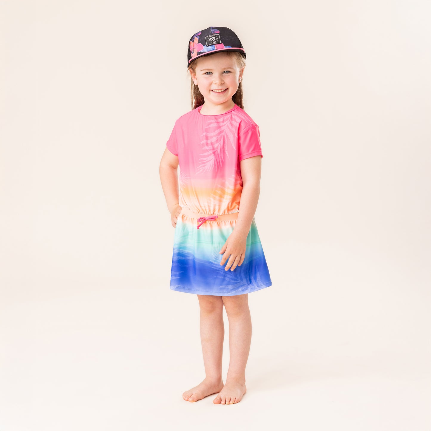 Girls' Pink Beach Dress