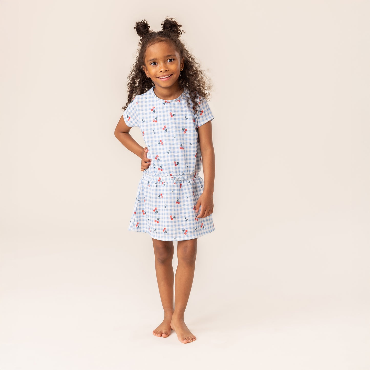 Girls' Beach Dress, Pale Blue