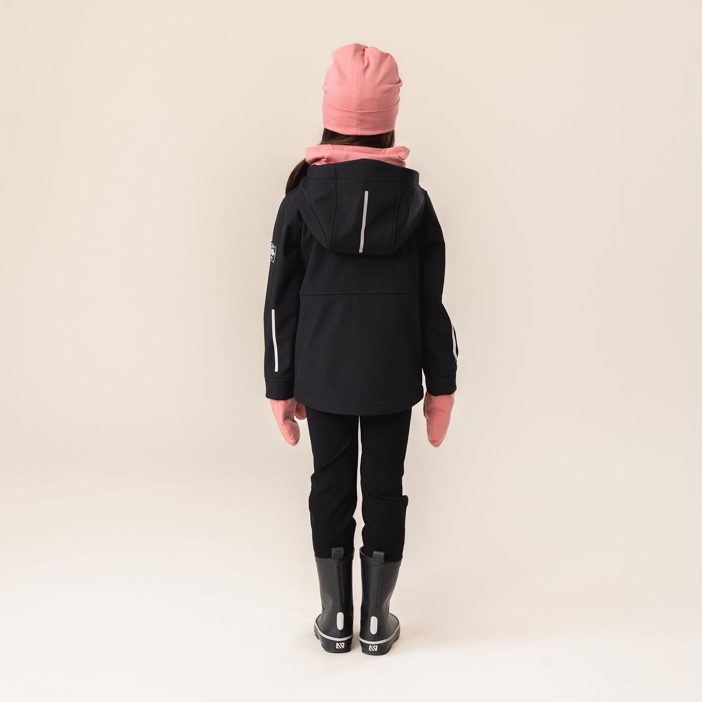 Unisex Black Soft Shell