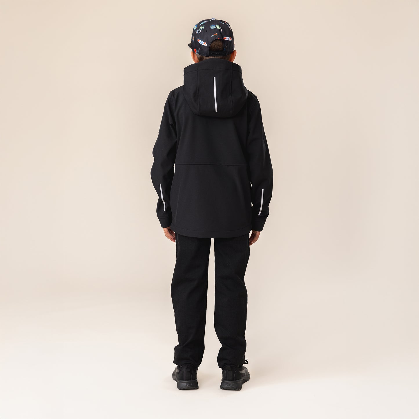 Unisex Black Soft Shell