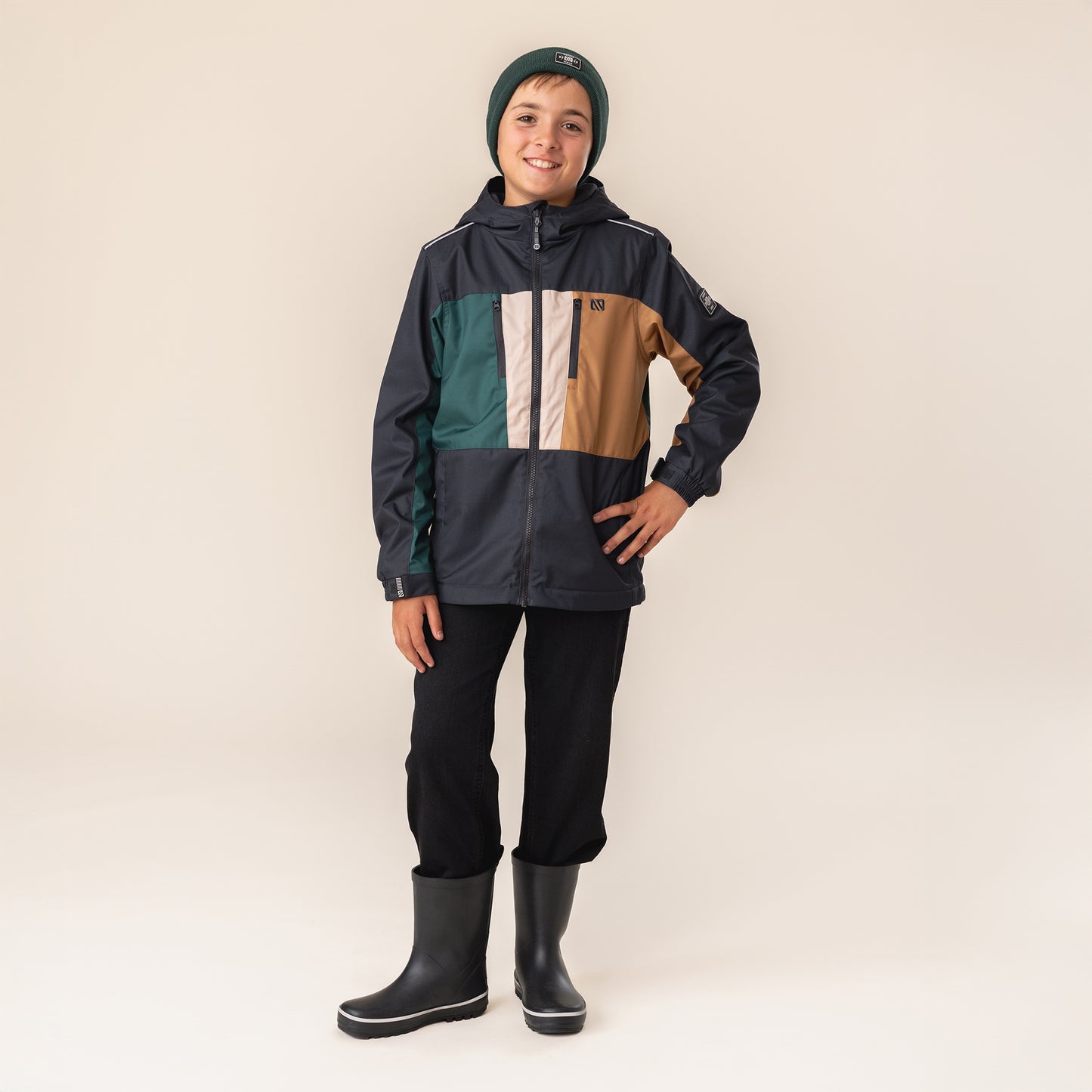 Max Boys Charcoal Coat