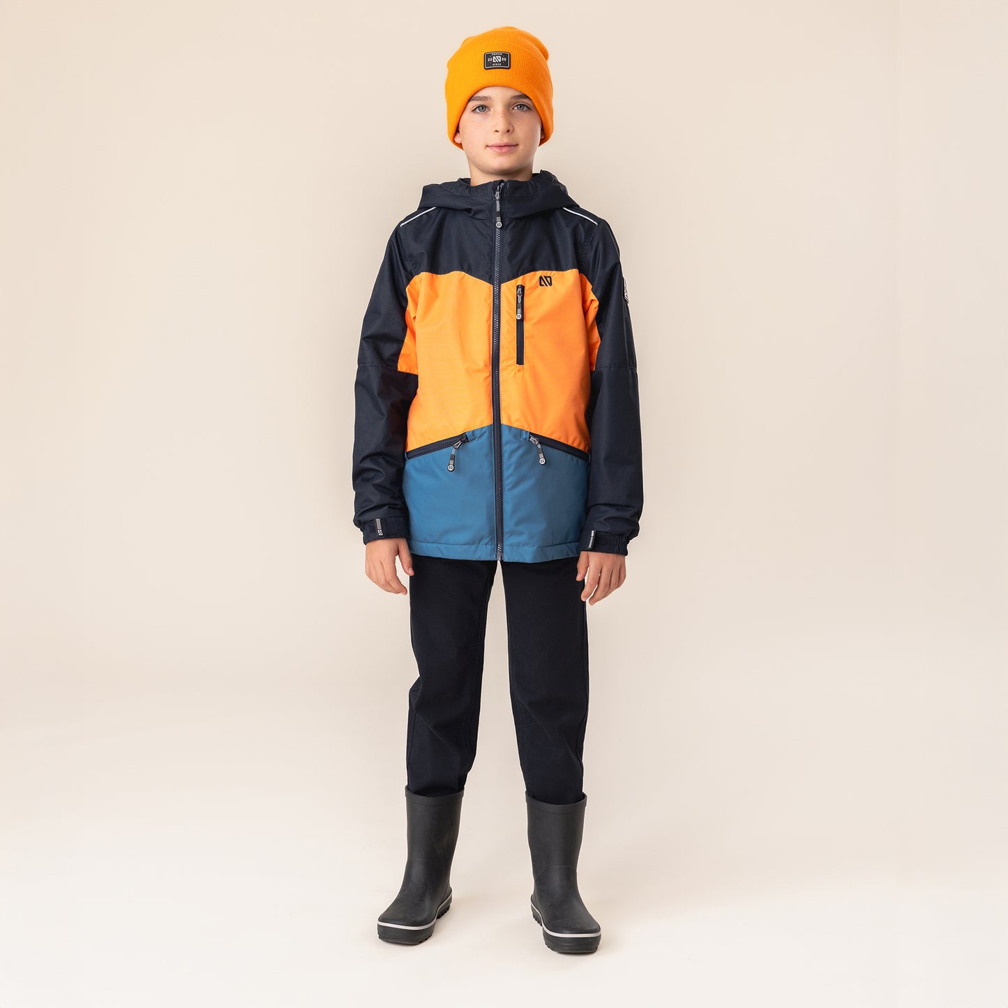 Manteau de pluie 3-en-1 Elijah  Garçons Marine