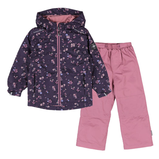 Ensemble de pluie Amélia  Filles Violet