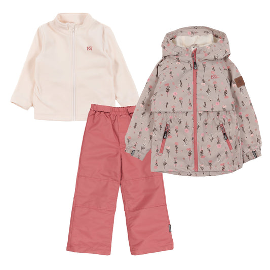 Ensemble 3-en-1 Margot bébé Filles Beige