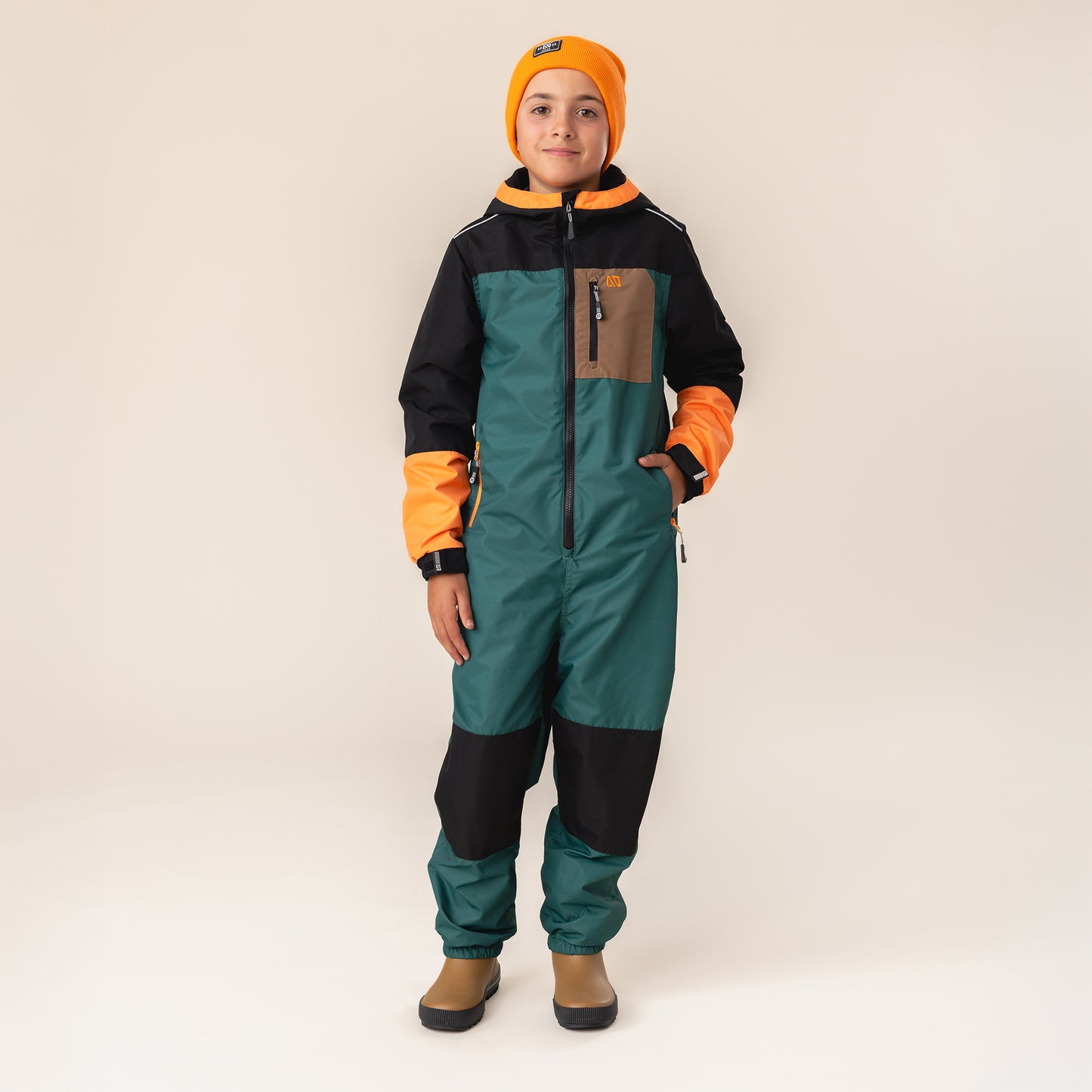 Habit de pluie une-pièce Liam  Garçons Forêt