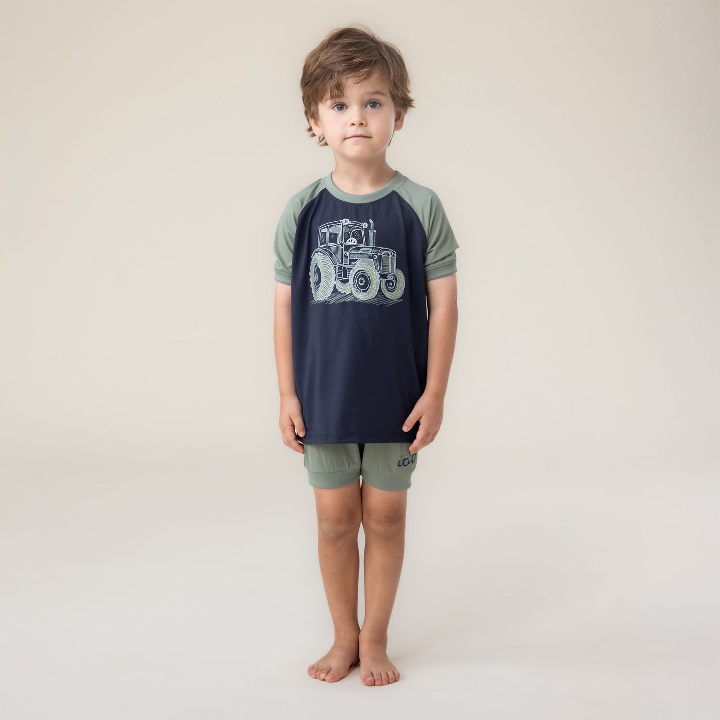 Pyjama 3 mcx  Garçons Vert