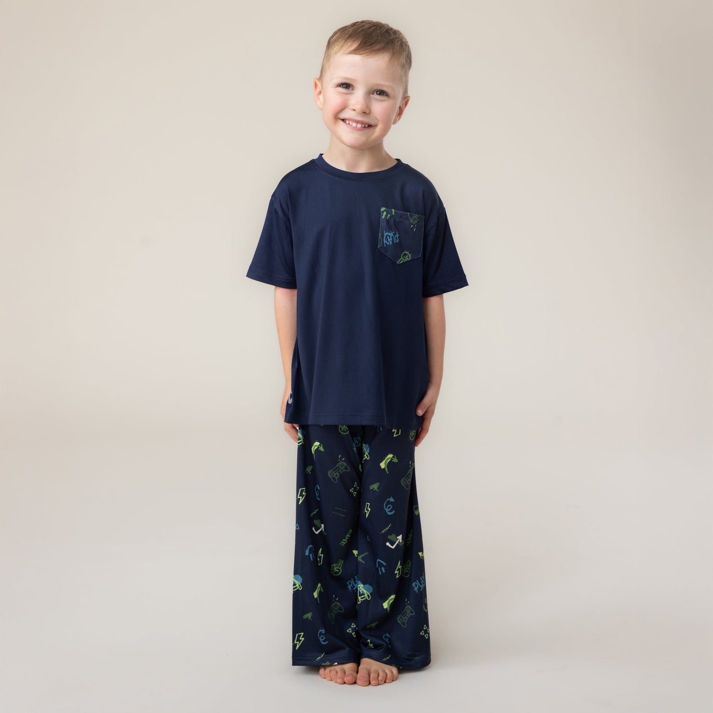 Pyjama 3 mcx  Garçons Marine