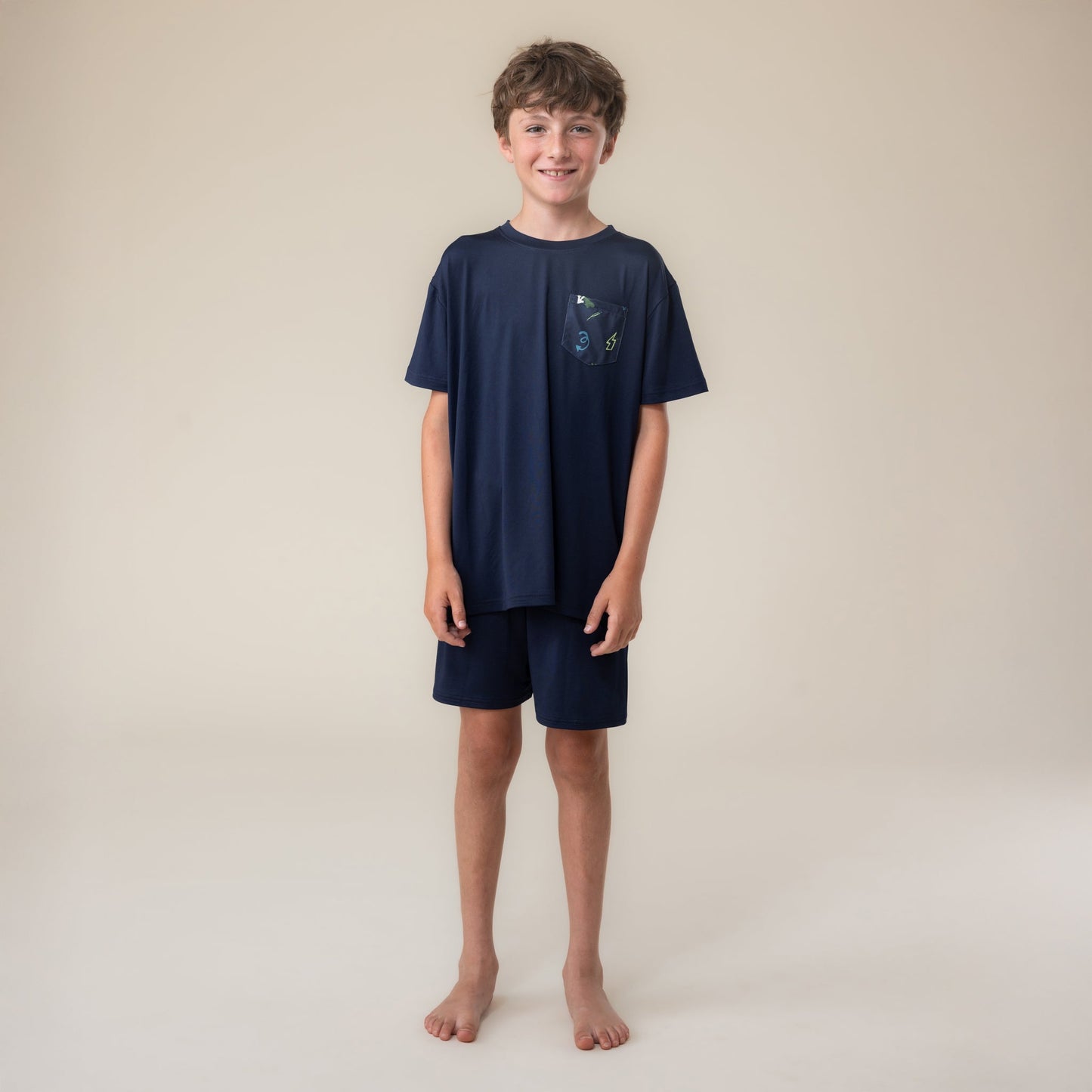 Pyjama 3 mcx  Garçons Marine