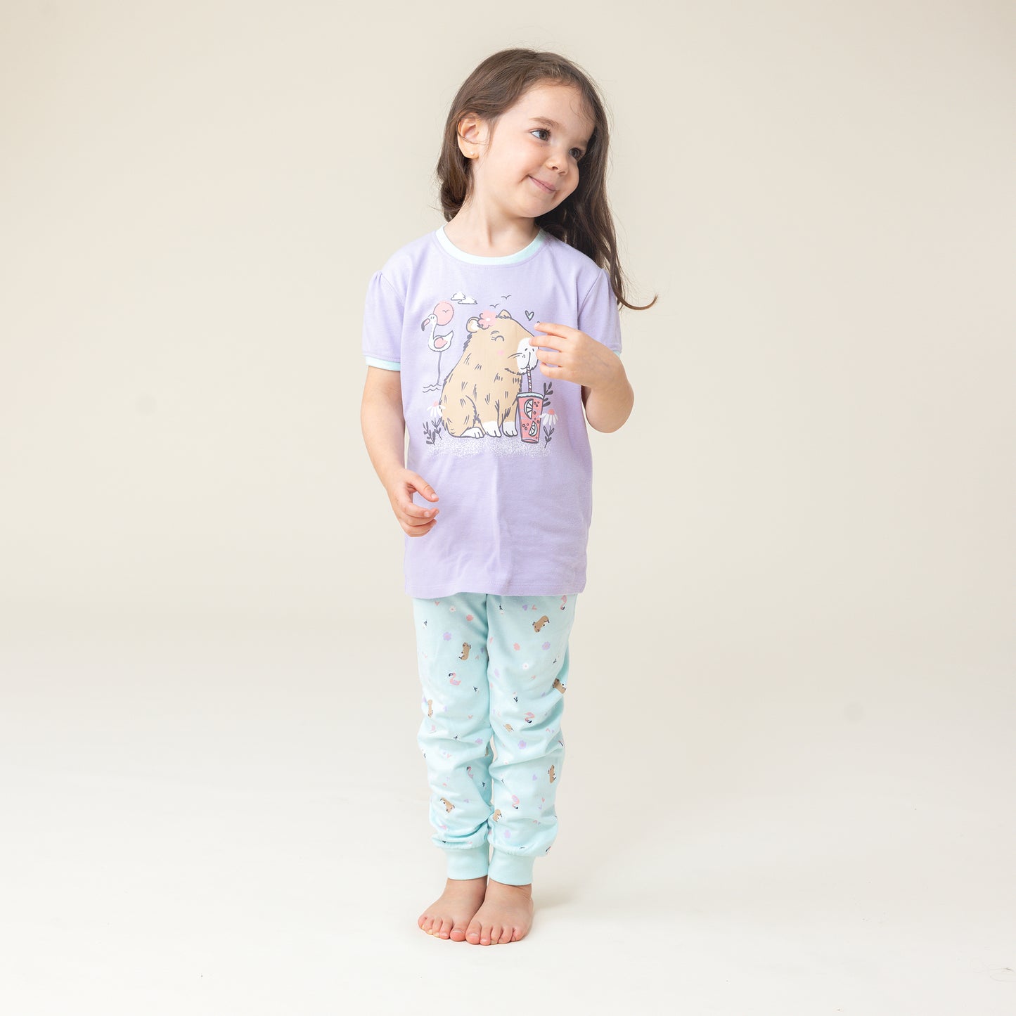 Pyjama 3 mcx  Filles Lilas