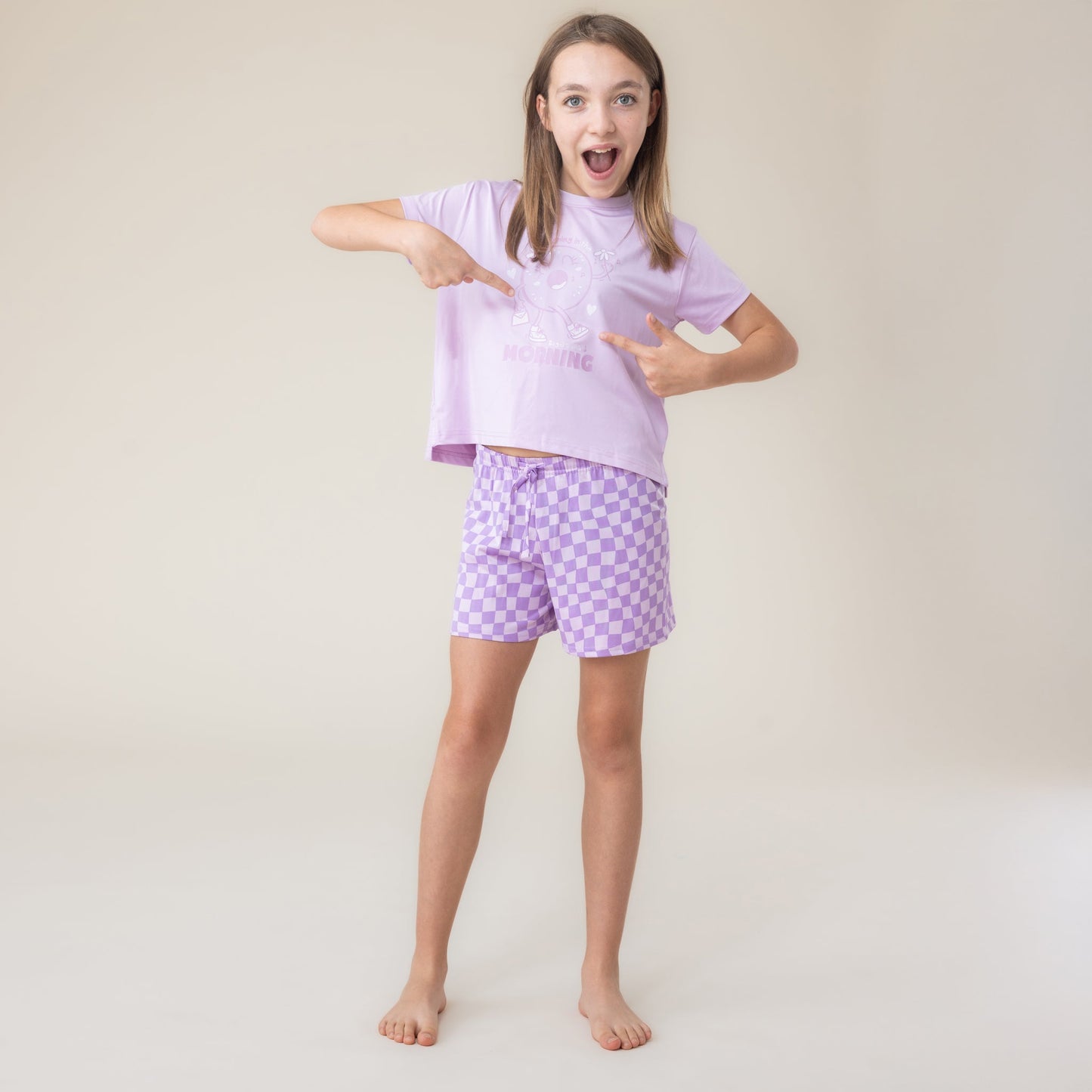 Pyjama 3 mcx  Filles Lilas