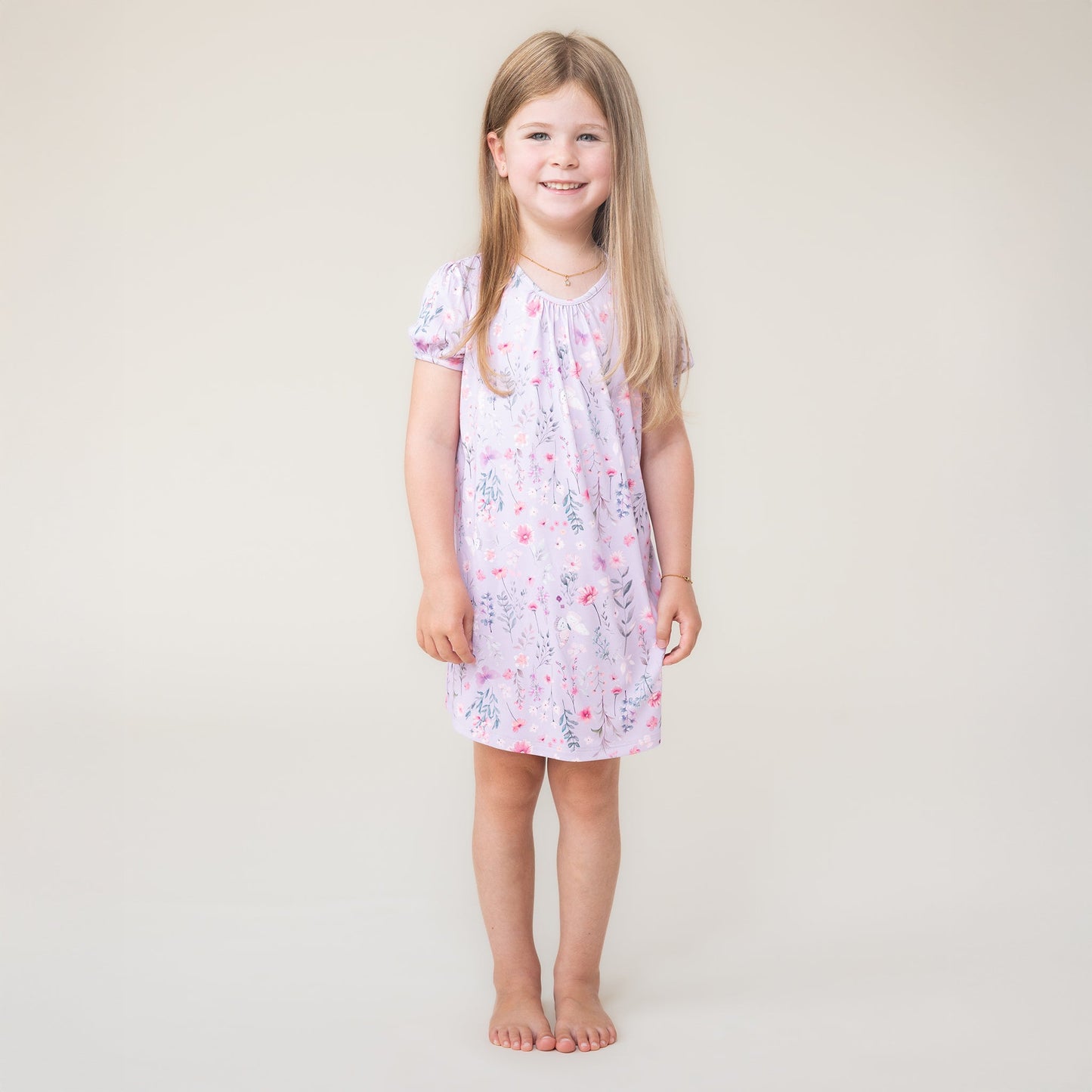 Robe de nuit  Filles Lilas