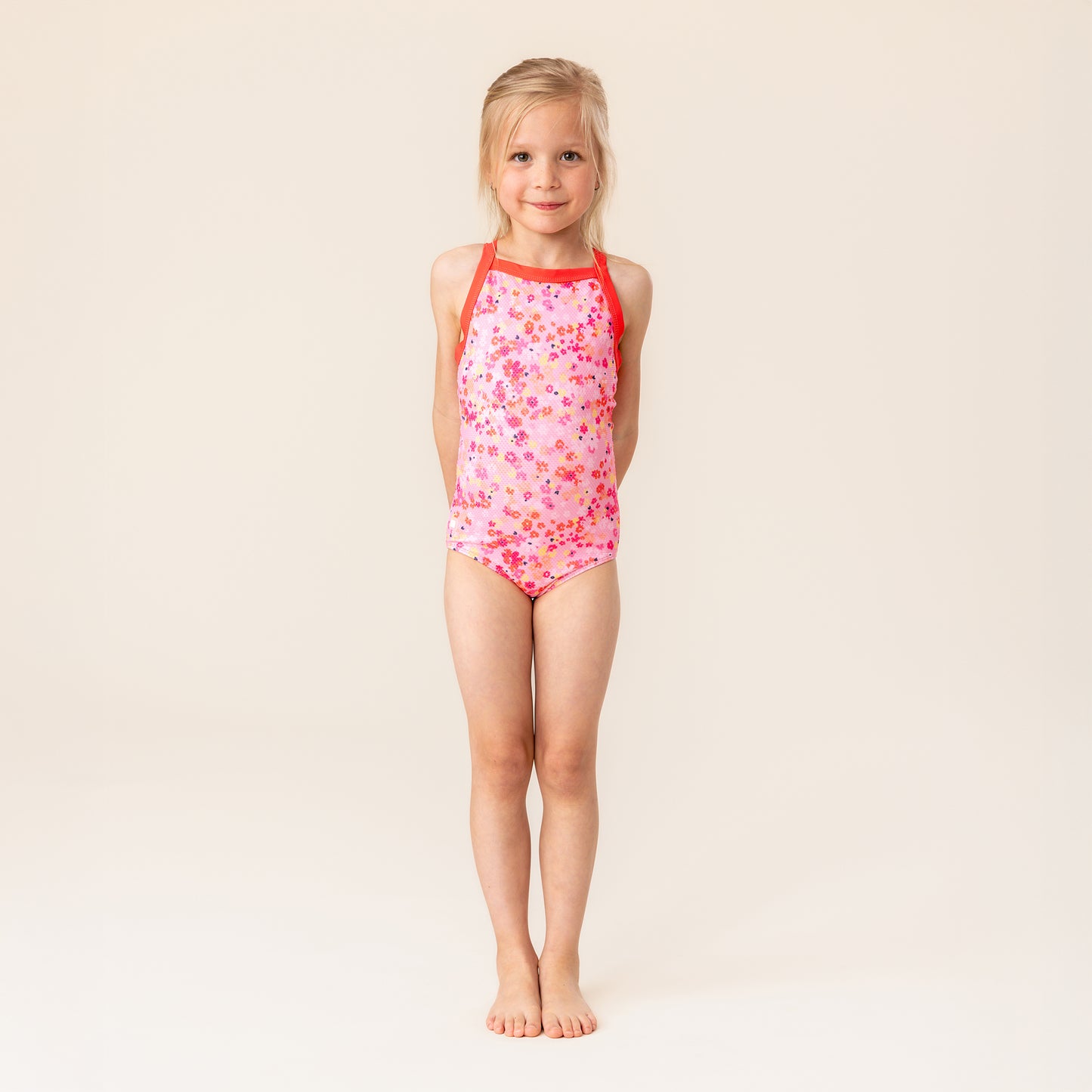 Maillot UV une-pièce  Filles Rose