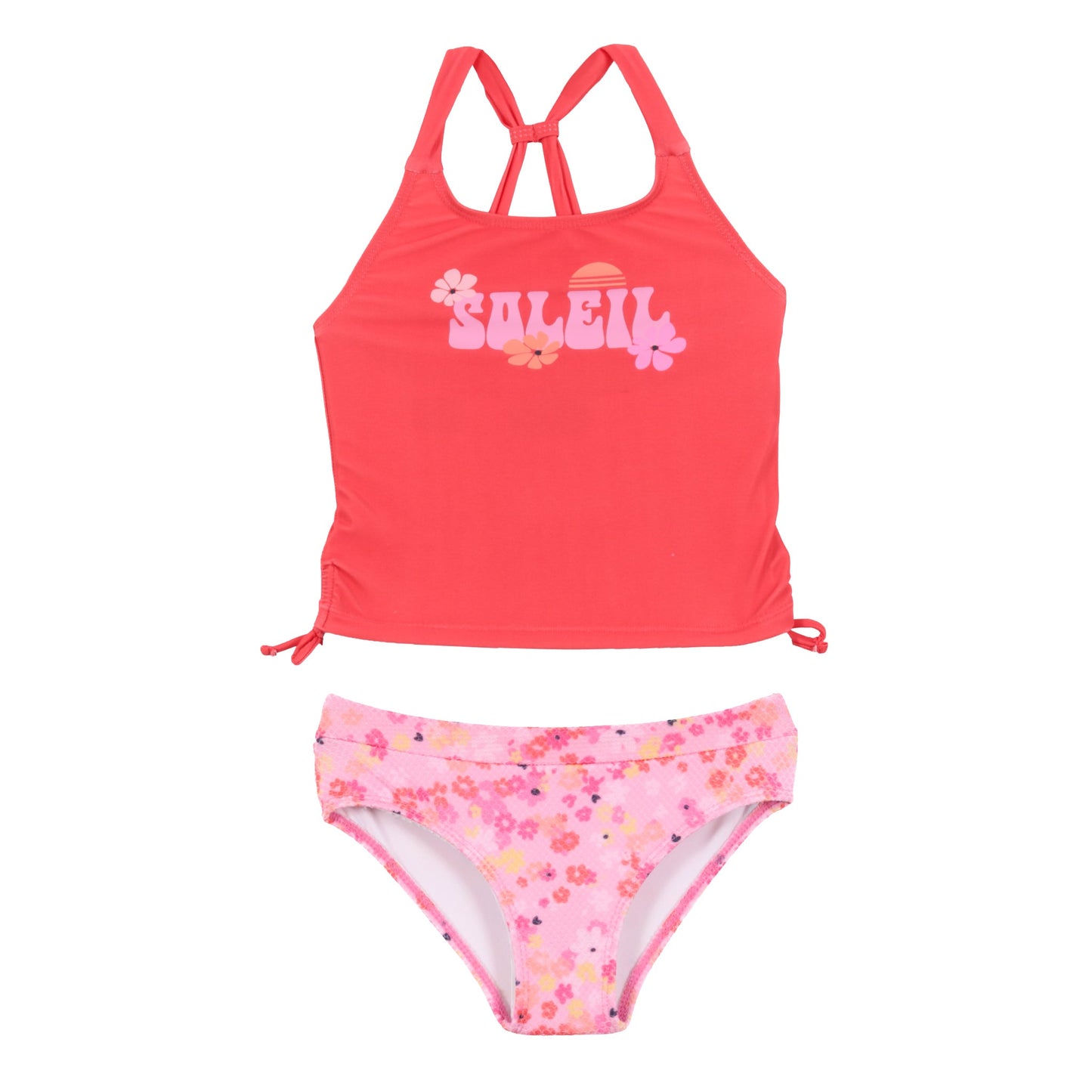 Maillot UV deux-pièces  Filles Corail