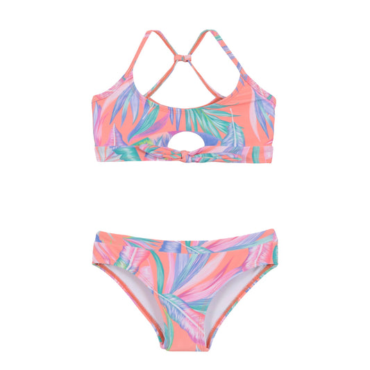 Maillot UV deux-pièces  Filles Corail
