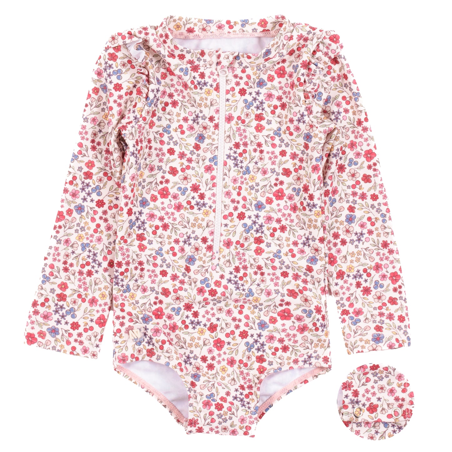 Maillot UV une-pièce bébé Filles Ivoire