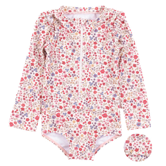 Maillot UV une-pièce bébé Filles Ivoire