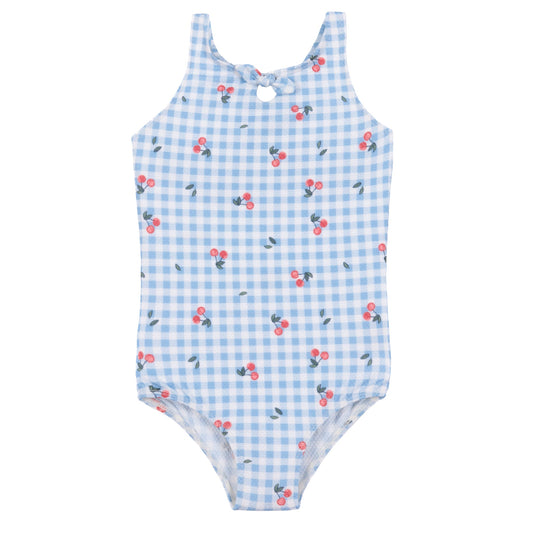 Maillot UV une-pièce bébé Filles Bleu_Pale