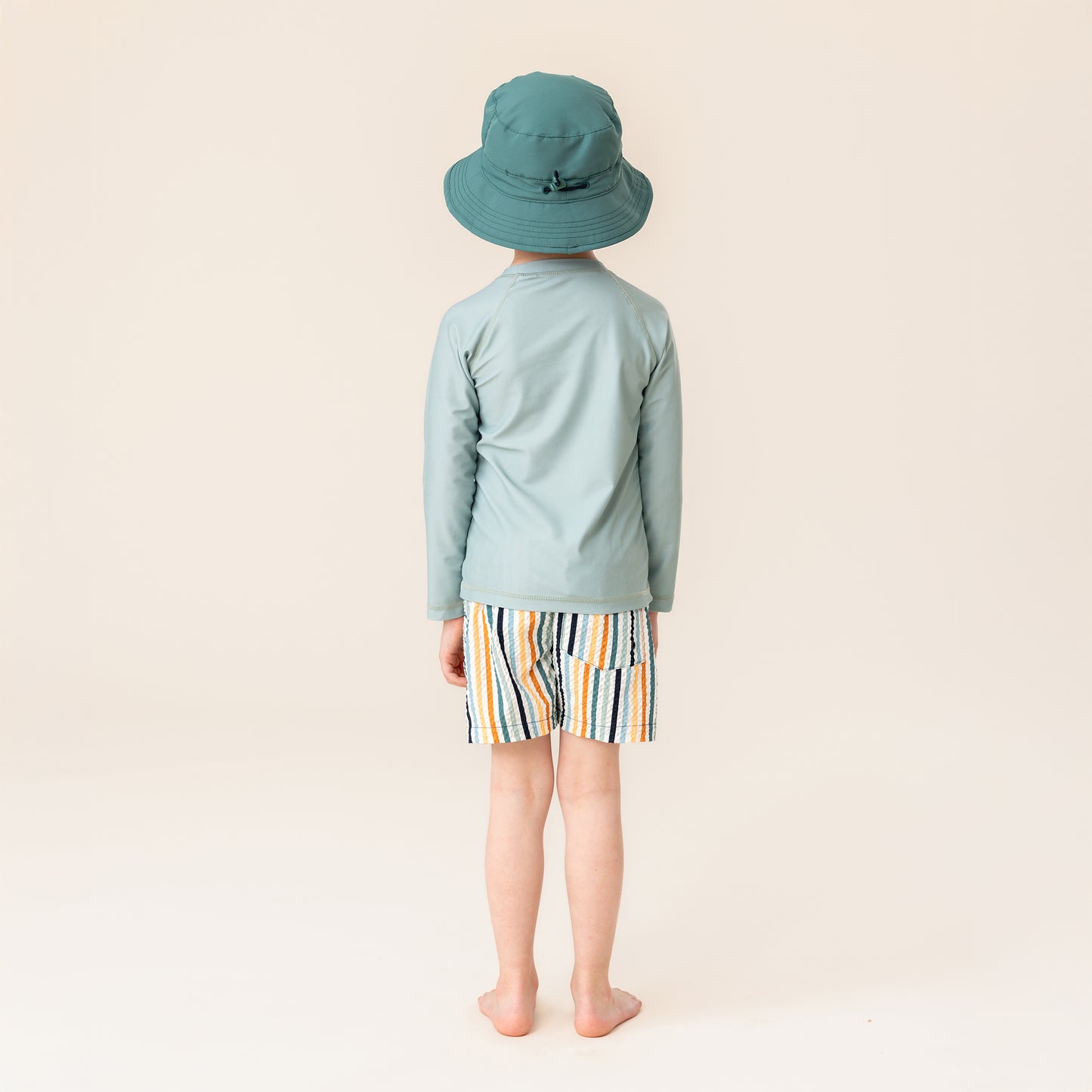 Boys Green UV Swimsuit T-shirt