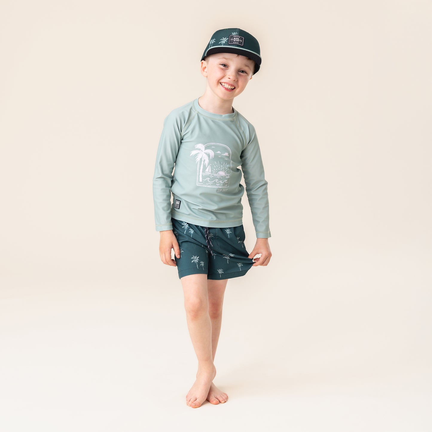 Boys' Forest UV Swim Shorts