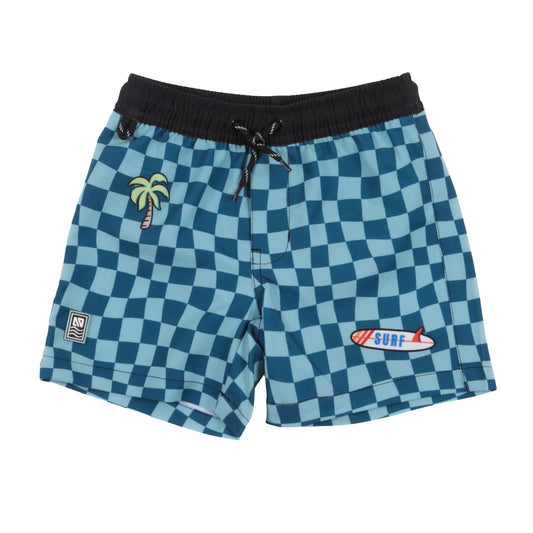 Short maillot UV  Garçons Sarcelle