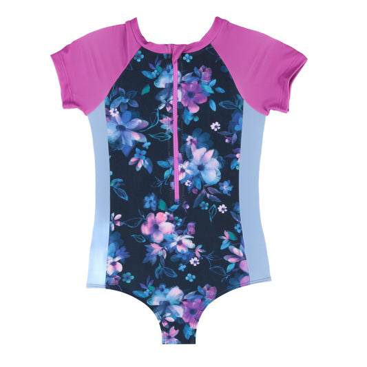 Maillot UV une-pièce  Filles Marine
