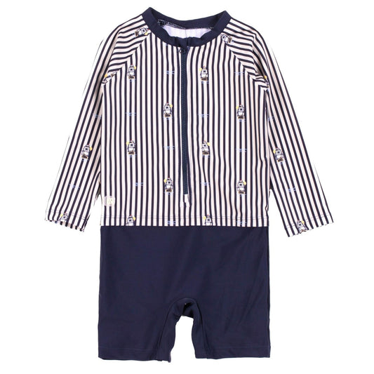 Maillot dermoprotecteur une-pièce Garçon Beige